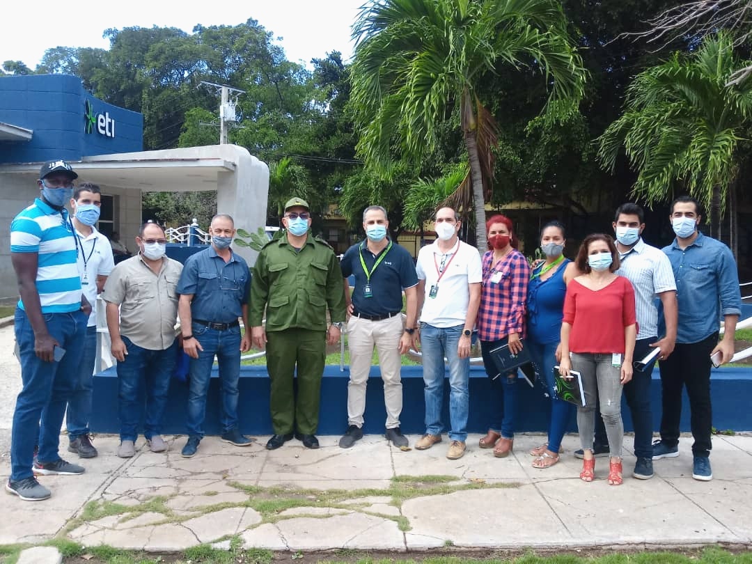 Visita del Primer Secretaria del PCC en La Habana Luis Antonio Torres Iribar a la Empresa de Tecnologías de la Información ETI