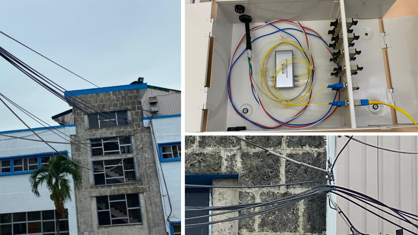 eti corrientes débiles fibra optica reparación