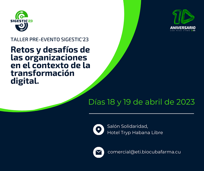 Taller pre evento SIGESTIC23