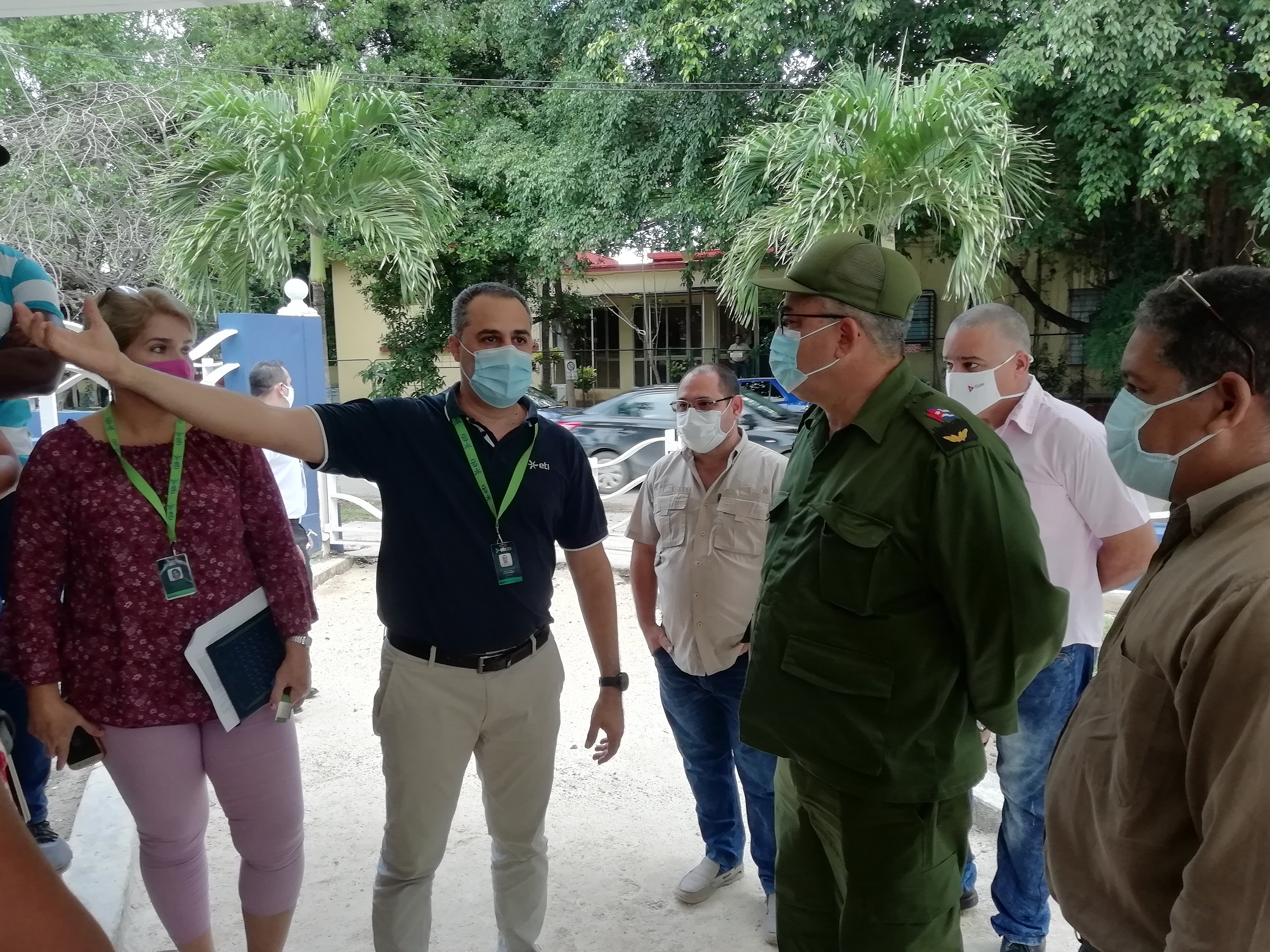 Visita del Primer Secretario del PCC de La Habana a la ETI